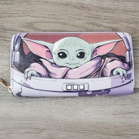 Star Wars Mandalorian Baby Yoda Grogu Wallet Purse - Picture 1 of 3